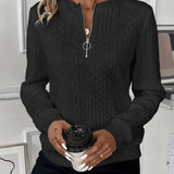 Jorien™ | KNIT PULLOVER MET Ritssluiting