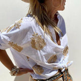 Lina – Blouse met sierlijke borduursels