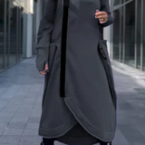 LILIANE – MODERNE LANGE COAT MET CAPUCHON