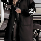TRINA – LANGE COAT MET CAPUCHON
