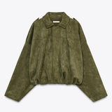 Noraly™ | Suéde Bomberjacket