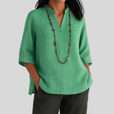 Luna – Linnen blouse met relaxte elegantie