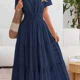 FREYA – ZONNIGE CHARME MAXI-JURK MET LAGEN