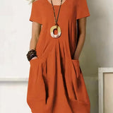 Amalia™ | LOSSE VLOEIENDE CASUAL JURK