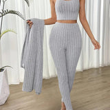 Solène - Chic Geribbelde Set