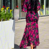 VIVIANA – BLOEIENDE ELEGANTIE WIKKEL MAXI JURK