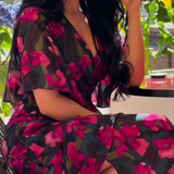 VIVIANA – BLOEIENDE ELEGANTIE WIKKEL MAXI JURK