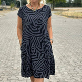 NORA – RELAXTE ZEBRAPRINT ZOMERJURK