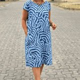NORA – RELAXTE ZEBRAPRINT ZOMERJURK