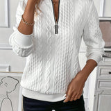 Jorien™ | KNIT PULLOVER MET Ritssluiting