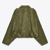 Noraly™ | Suéde Bomberjacket