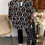 Noor – Blouse met Grafische Print