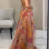 Giselle™ | Betoverende Maxi-jurk met Bloemenprint