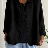 KENDRA – CASUAL BLOUSE-JAS MET KNOOPSLUITING
