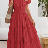 FREYA – ZONNIGE CHARME MAXI-JURK MET LAGEN
