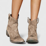 FLEUR – DISTRESSED WESTERN ENKELBOOT