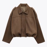 Noraly™ | Suéde Bomberjacket