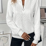 Jorien™ | KNIT PULLOVER MET Ritssluiting