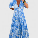JULIANA – STRALENDE BLOEI FLOEIENDE MAXI JURK