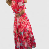 JULIANA – STRALENDE BLOEI FLOEIENDE MAXI JURK