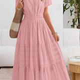 FREYA – ZONNIGE CHARME MAXI-JURK MET LAGEN