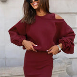 Lieke™ | Stijlvolle Jurk met Open Schouders