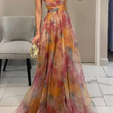 Giselle™ | Betoverende Maxi-jurk met Bloemenprint