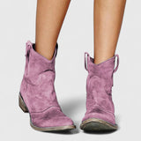 FLEUR – DISTRESSED WESTERN ENKELBOOT