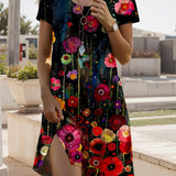 JULIA – LEVENDIGE BOHO CHIC JURK