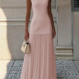 JULIET – TIJDLOZE ELEGANTIE MOUWLOZE MAXI-JURK