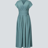 Aimee™ | Maxi jurk met geplooide taille