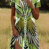 JULIA – LEVENDIGE BOHO CHIC JURK