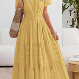 FREYA – ZONNIGE CHARME MAXI-JURK MET LAGEN