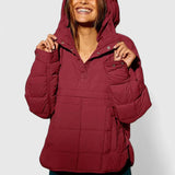 STERRE – GEWATTEERDE PULLOVER JAS