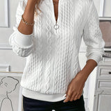 Jorien™ | KNIT PULLOVER MET Ritssluiting
