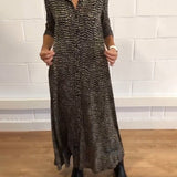 CLARA – ELEGANTE SHIRT MAXI JURK