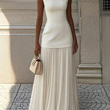 JULIET – TIJDLOZE ELEGANTIE MOUWLOZE MAXI-JURK