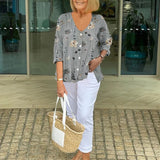 Dorothea - Elegante Bloemenblouse