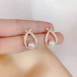 Oorbellen met Parels en Glitter