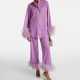Liya™ | Tweedelige veren halsketting