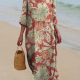 DELILAH – LICHTE BLOEMEN MAXI JURK