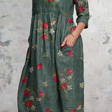 DELILAH – LICHTE BLOEMEN MAXI JURK