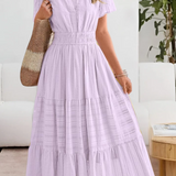 FREYA – ZONNIGE CHARME MAXI-JURK MET LAGEN
