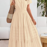 FREYA – ZONNIGE CHARME MAXI-JURK MET LAGEN