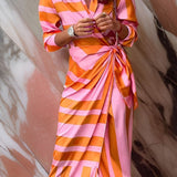 Rosan™ | Wikkeljurk met Print
