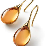 Oorbellen van Goud- en Zilver-kristal