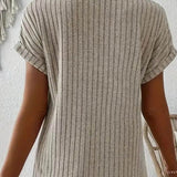 ROSINA I GEBREIDE BLOUSE MET V-HALS
