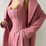 Roos™ | Driedelige set met dubbelrijige blazer