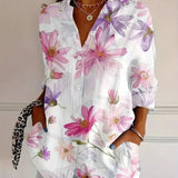 Annika - Kleurrijke blouse met speelse print