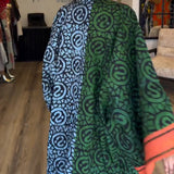 IMANI – AFRIKAANSE PRINT V-HALS KAFTAN MAXI JURK